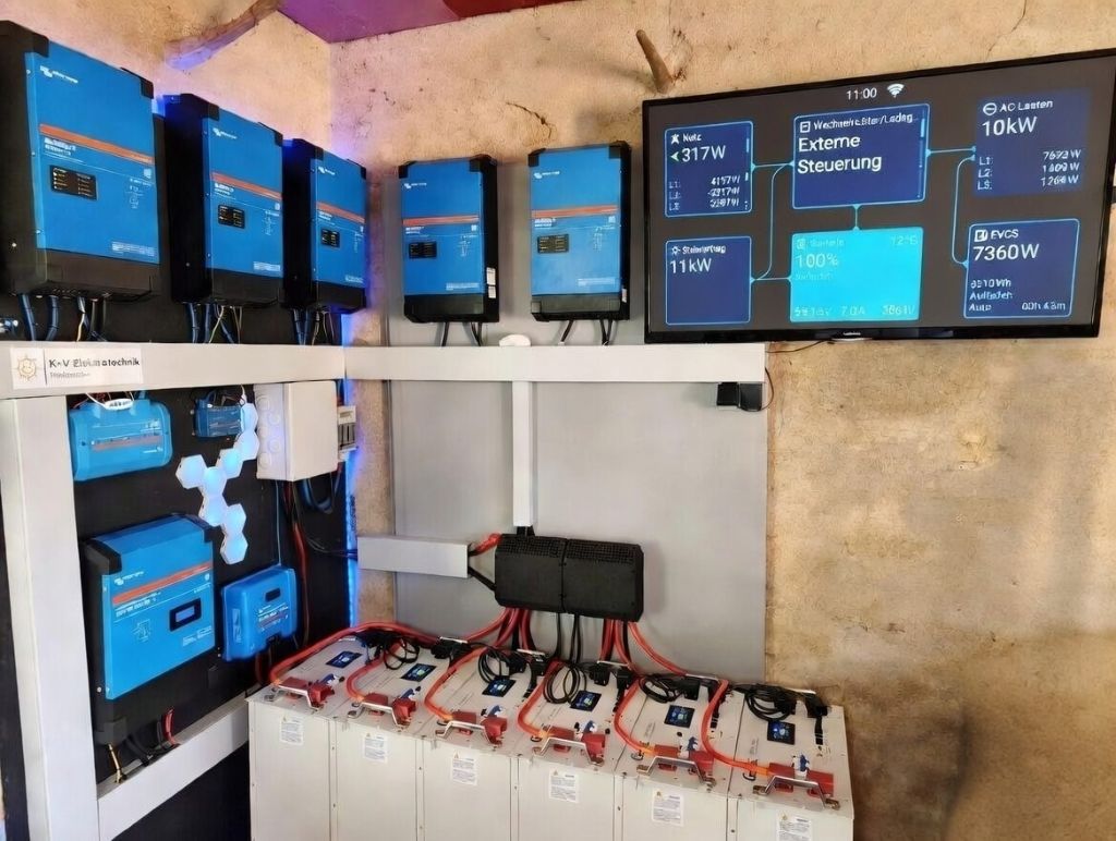 Victron 100% autark mit Generatoreinbindung – Energietechnik Velikonja