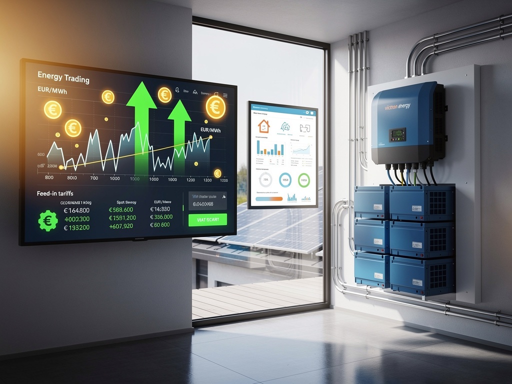 Victron Spotmarket Einspeisung – maximale Einspeisevergütung